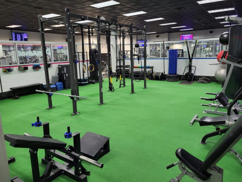 NRich Fitness turf functional training area